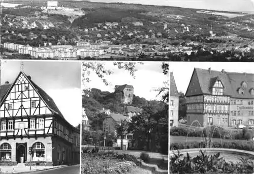 Ansichtskarte, Bad Frankenhausen Kyffh., vier Abb., 1984