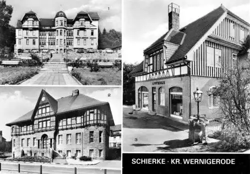 Ansichtskarte, Schierke Kr. Wernigerode, drei Abb., 1980