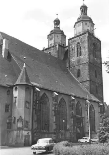 Ansichtskarte, Lutherstadt Wittenberg, Stadtkirche, 1967