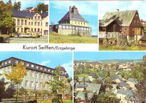 AK, Kurort Seiffen Erzgeb., fünf Abb, 1981