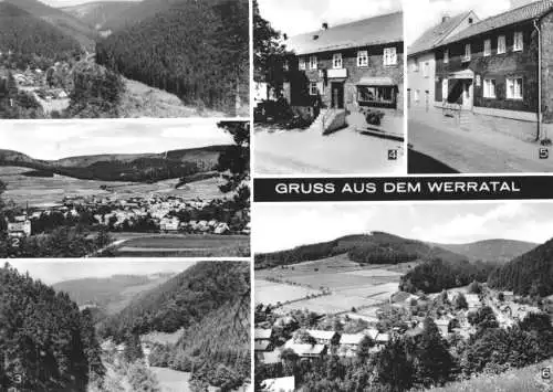 AK, Gruss aus dem Werratal, sechs Abb., 1973