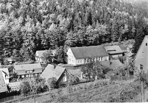 Ansichtskarte, Giessübel Thür. Wald, Kulturhaus mit Gaststätte "Rehbachtal", 1979