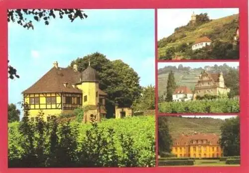 Ansichtskarte, Radebeul, 4 Abb., u.a. Jakobstein, 1986