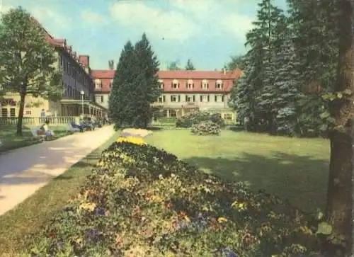 Ansichtskarte, Bad Brambach, FDGB Volksheilbad, 1961