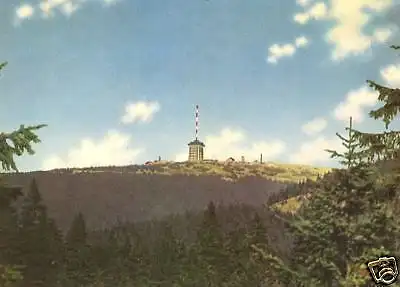 AK, Harz, Brockenblick von Westen, ca. 1960