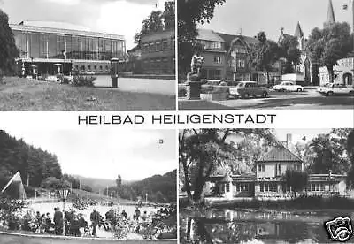 Ansichtskarte, Heilbad Heiligenstadt Eichsfeld, vier Abb., 1984