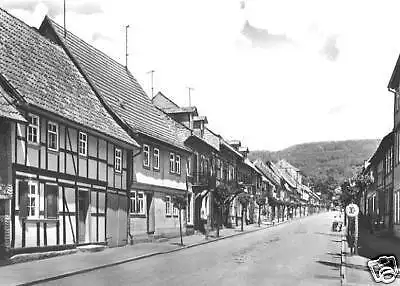 Ansichtskarte, Neustadt Südharz, Burgstr., 1967