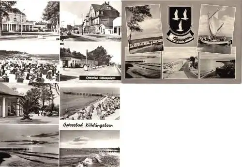 Lot von 10 AK, Ostseebad Kühlungsborn, 1961 - 1984