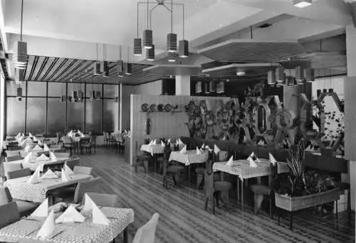 Ansichtskarte, Oberhof Thür. Wald, Interhotel, Restaurant, 1973