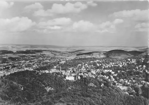 AK, Eisenach, Gesamtansicht von der Wartburg, 1960