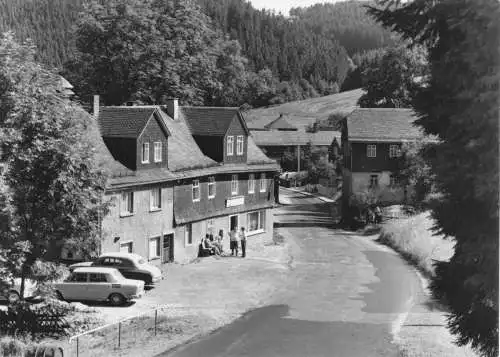 Ansichtskarte, Klettigshammer, Gastst. "Zum Sormitztal", 1974