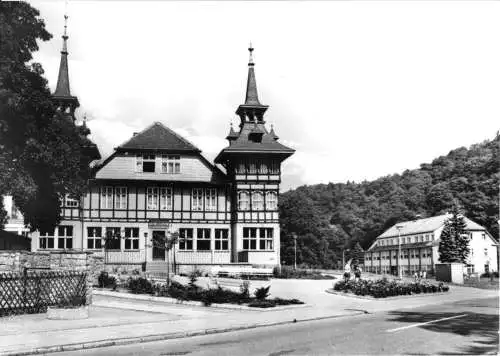 Ansichtskarte, Harzgerode, OT Alexisbad, Reichsbahnerholungsheim "Selketal", 1981