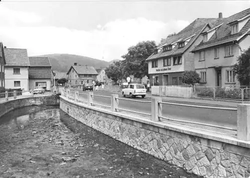 AK, Floh Thür. Wald, Karl-Marx-Str. mit Gasthaus, 1979