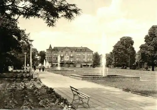 Ansichtskarte, Bitterfeld, Platz der Jugend, 1968