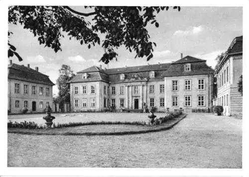 Ansichtskarte, Mosigkau, Schloß Mosigkau, Ehrenhof, 1958