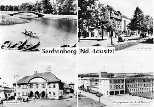 AK, Senftenberg Niederlausitz, vier Abb., 1961