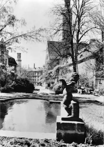 Ansichtskarte, Zittau, Museumsborn mit Putten, 1981