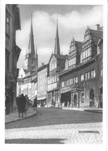 AK, Saalfeld Saale, Obere Saalstr., 1952