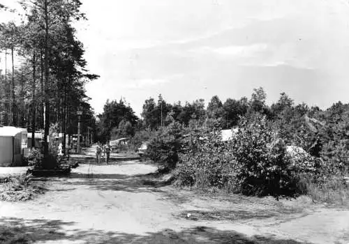 AK, Lohsa Kr. Hoyerswerda, Campingplatz am Silbersee, 1978