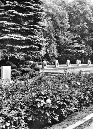 Ansichtskarte, Seelow, Gedenkstätte auf den Seelower Höhen, Gräber, 1981