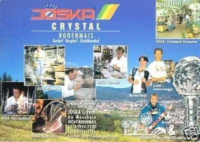 Ansichtskarte, Bodenmais, Werbekarte Joska Crystal, ca. 2000