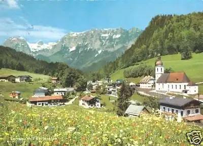 AK, Ramsau, Dorf mit Reiteralpe, 1966