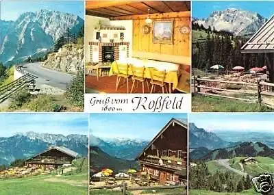 AK, Berchtesgaden, Roßfeld-Skihütte, sechs Abb., 1976