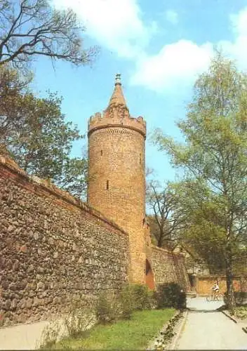 Ansichtskarte, Neubrandenburg, Fangelturm, 1978