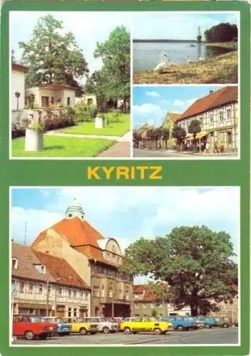 Ansichtskarte, Kyritz, vier Abb., 1983