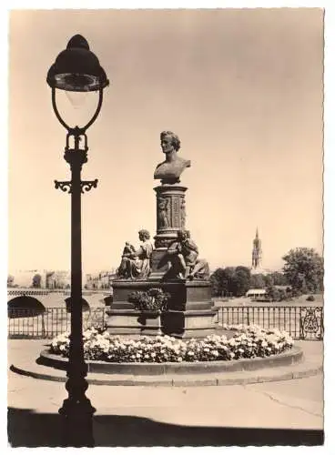 AK, Dresden, Ernst-Rietschel-Denkmal auf der Brühlschen Terrasse, 1963