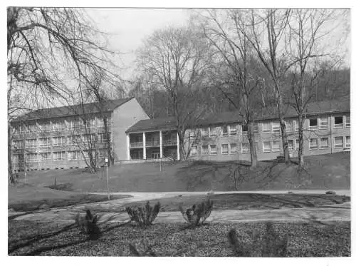 Foto im Ansichtskarte-Format, Bad Liebenstein, Erholungsobjekt, um 1970