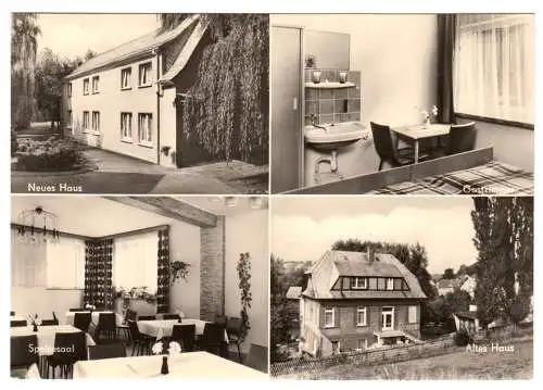 AK, Reudnitz Kr. Greiz, Haus der Landeskirchlichen Gemeinschaft, vier Abb., 1978