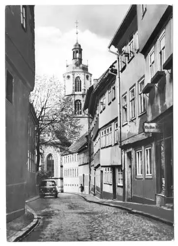 Ansichtskarte, Schleusingen, Kirchgasse, 1976