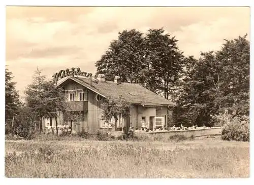 Ansichtskarte, Frauenwald Thür., Milchbar, 1970