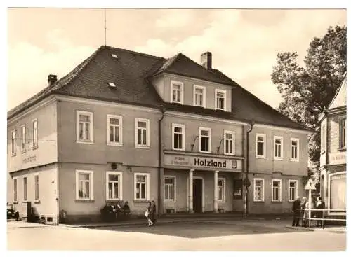 Ansichtskarte, Bad Klosterlausnitz, FDGB-Erholungsheim "Holzland", 1070