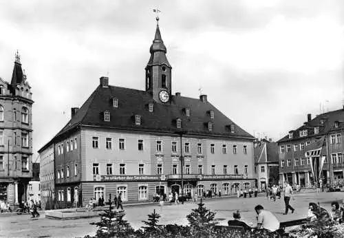 AK, Annaberg - Buchholz, Markt und Rathaus, 1978