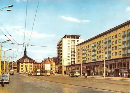 Ansichtskarte, Gera, Str. der Republik, 1969