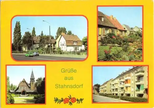 AK, Stahnsdorf Kr. Potsdam, vier Abb., gestaltet, 1985