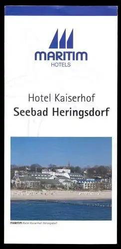 Tour. Prospekt, Seebad Heringsdorf, Maritim Hotel Kaiserhof, um 2000