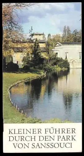 Potsdam, Kleiner Führer durch den Park Sanssouci, 1976