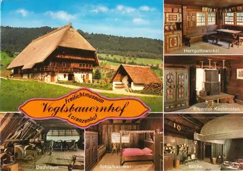 Ansichtskarte, Gutachtal Schwarzwald, Schwarzwälder Freilichtmuseum "Vogtsbauernhof", 1980