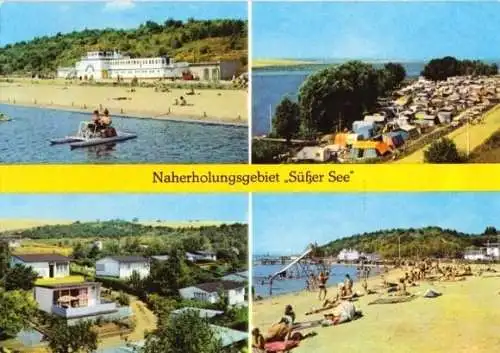 AK, Seeburg Kr. Eisleben, Naherholung "Süßer See", 1977