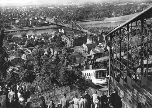 Ansichtskarte, Dresden, Blick auf Loschwitz und Blasewitz, 1968