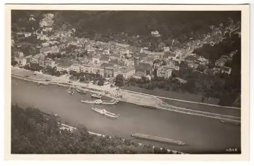 AK, Bad Schandau, Luftbildübersicht, 1931