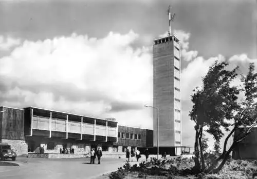 AK groß, Kurort Oberwiesenthal, Neues Fichtelberghaus, 1971