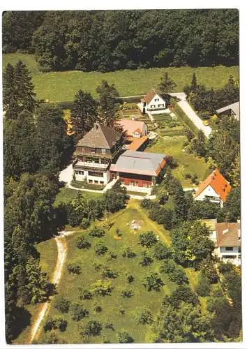 AK, Söcking, Haus Freudenberg, Sozialhilfswerk Bayern, Luftbild, um 1972