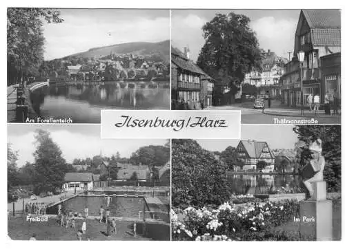 AK, Ilsenburg Harz, vier Abb., 1968