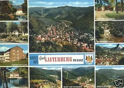 AK, Bad Lauterberg Harz, elf Abb., 1972
