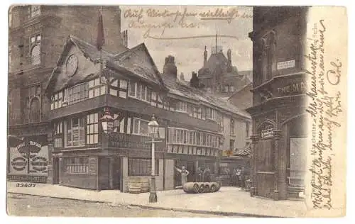 AK, Manchester, The Shambles, 1907
