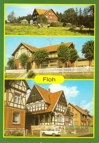 AK, Floh Kr. Schmalkalden, drei Abb., 1985